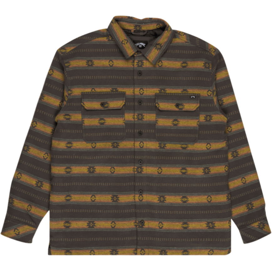 2026 Billabong Mens Offshore Lined Overshirt EBYWT03034 - Raven